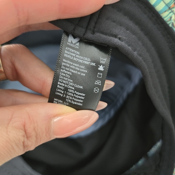 MISSION Hydroactive Cooling Bucket Hat. Cools When Wet (Sea Palm). New. - Picture 6 of 6